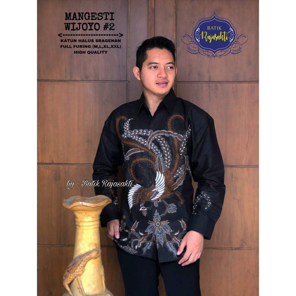 Kemeja Batik Mangesti Wijoyo 2 Lengan Panjang | Hem Batik