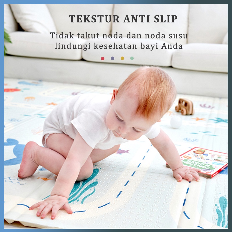 Playmat Lipat karpet bayi Playmat Bayi 180x200 cm Matras Bayi Playmat Foam Lipat