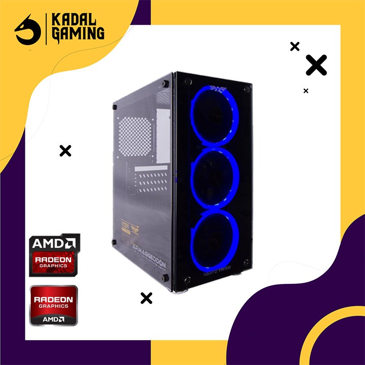 PC AMD A8 9600 VGA 2GB VRAM 8GB RAM Gaming Design Rakitan Komputer