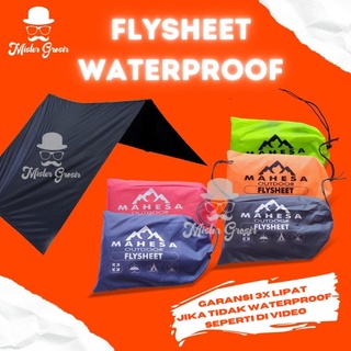 [PROMO] Flysheet MAHESA OUTDOOR 100% Waterproof Outer Tarptent Atap Tenda Terpal Mancing Bushcraft