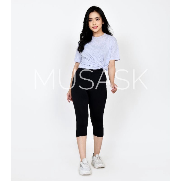 CELANA LEGGING 7/8 / LEGGING SELUTUT OLAHRAGA / LEGGING PANJANG BAHAN LICIN