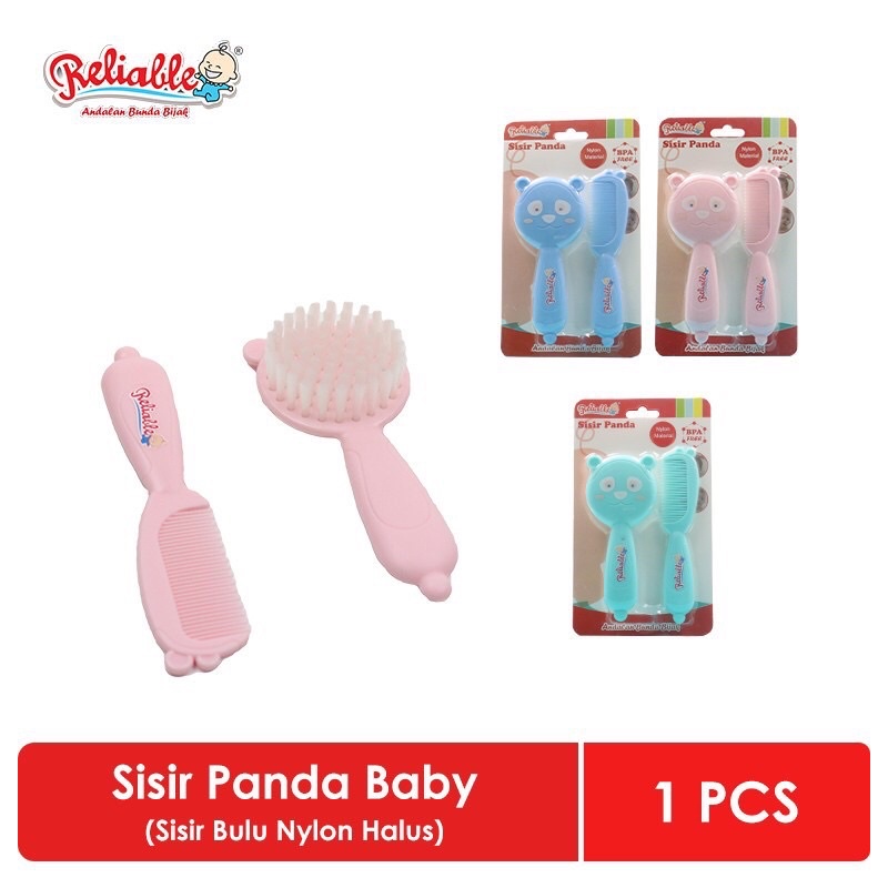 Sisir Bayi Sisir + Sikat Bayi Panda Reliable RAC 8818