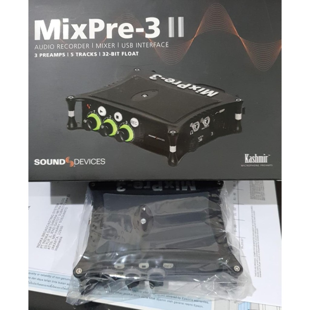 Sound Devices MixPre 3 IIAudio Recorder Mixer and USB Audio Interface