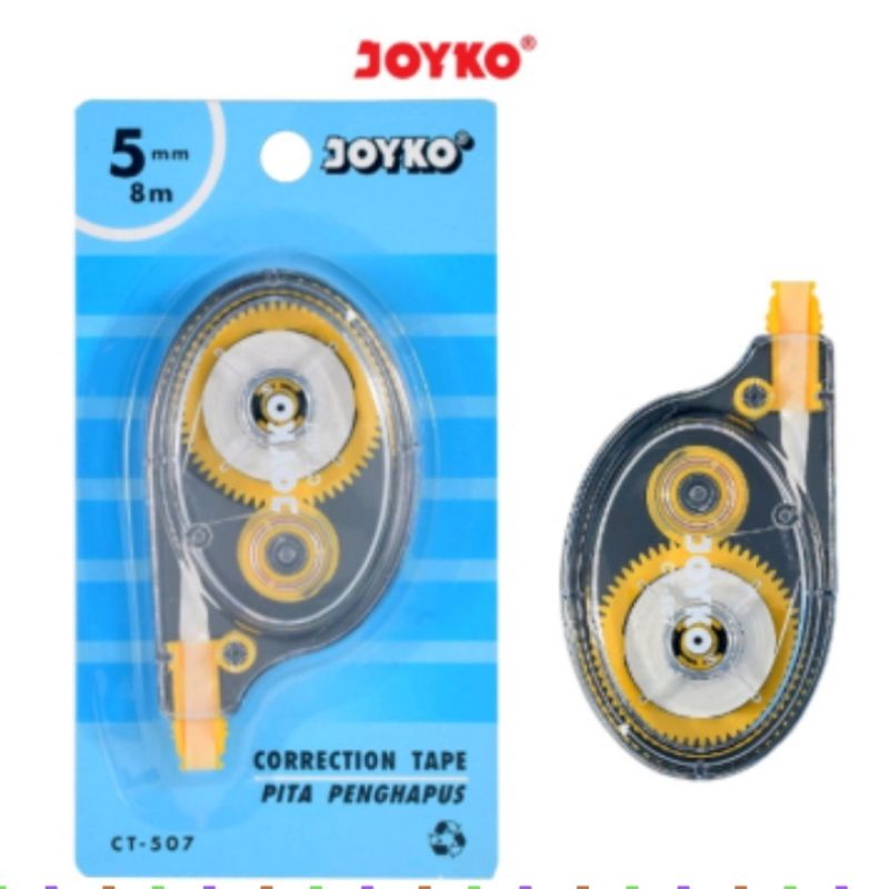 

Correction Tape / Tipe Ex Kertas Joyko CT-507 ( 5mm x 8mm )