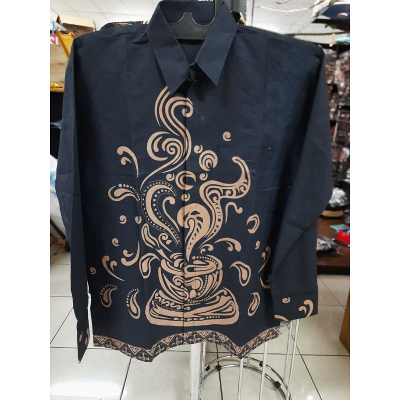 Kemeja Batik PREMIUM TERBARU Bahan Katun Premium Reguler Fit Kode E024 BATIK EXCLUSIVE TERBARU