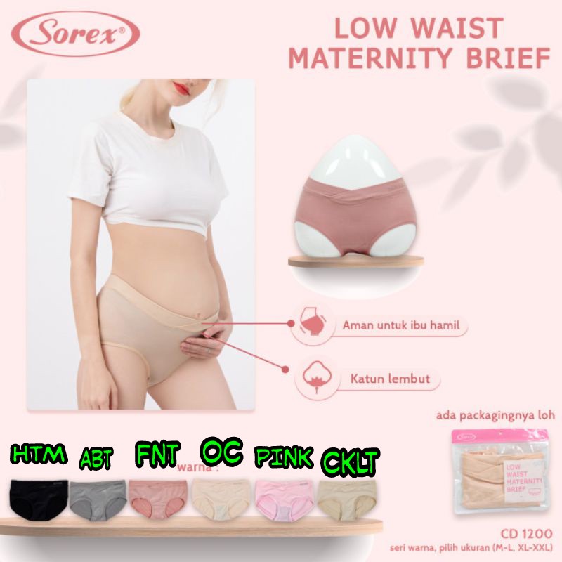 Cd Hamil Sorex 1200 Maternity Panty Fashion | Celana Dalam Ibu Hamil |tcx