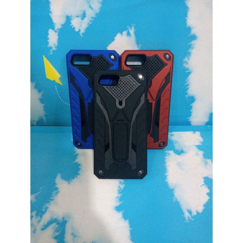 (HM) -Realme C2/A1K/A1S Phantom Series Stand Iron Hardcase Spigen touch armor case Robot