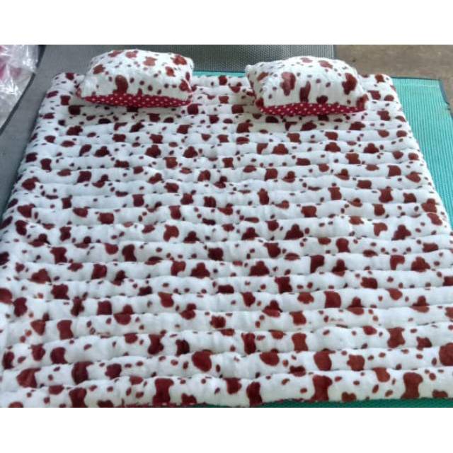 Kasur bulu motif/RASFUR  bulu HALUS.harga termurah.