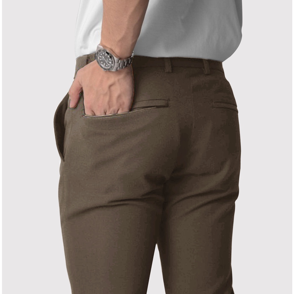 Celana Bahan Formal Slim Fit - Dritto Ankle Pants