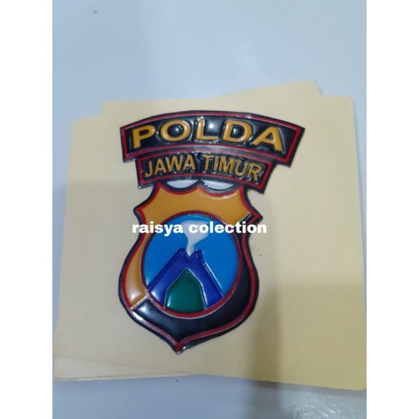 stiker keluarga besar polda jatim