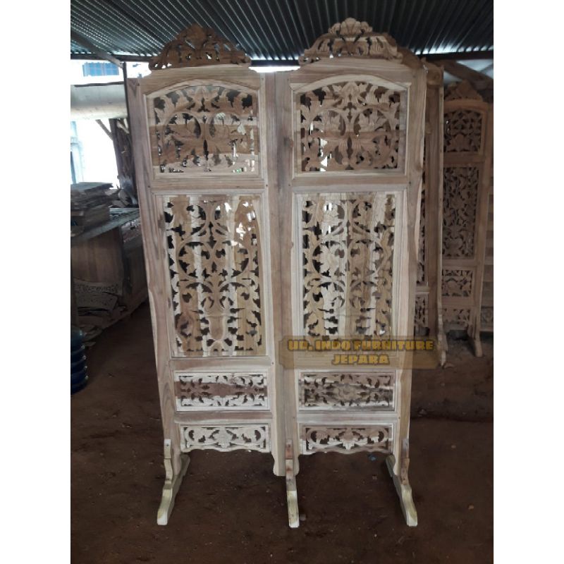 sketsel pembatas ruangan pembatas ruang / pnyekat ukir kayu jati jepara