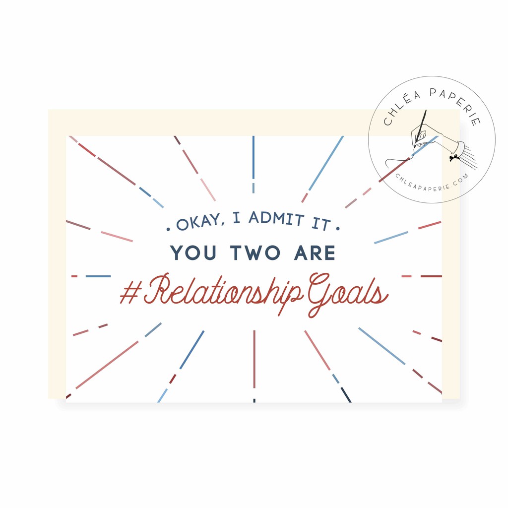 Greeting Card / Wedding / Relationship Goals