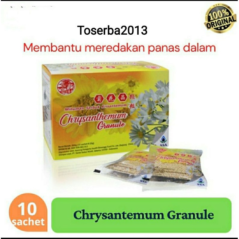 

Teh Bunga Chrysantemum Granule Importir Saras Subur Abadi