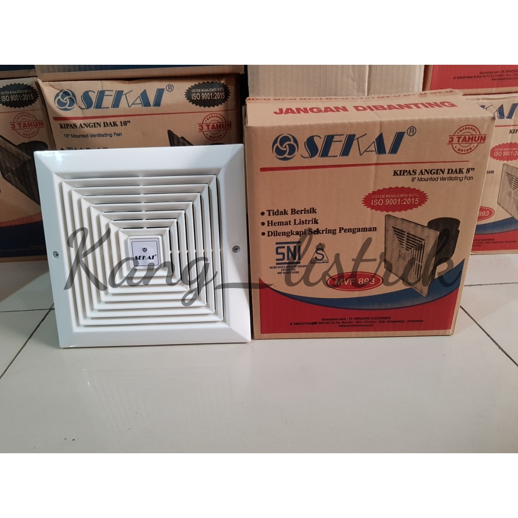 Exhaust Fan SEKAI 8&quot; MVF893 - Plafon