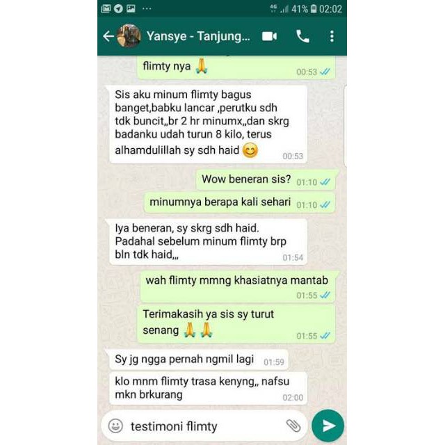 Flimty Fiber Herbal Detox Eceran Sachetan BPOM Penurun Berat Badan Pelangsing