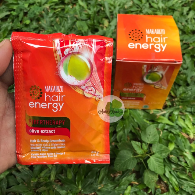 Makarizo Fibertherapy Creambath 12 Sachet 30 ml Creambath Rambut