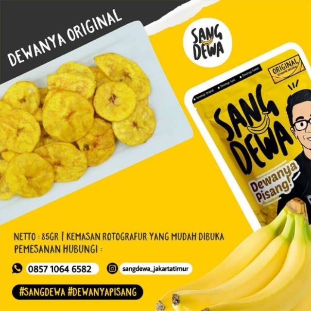 

keripik pisang sang dewa (rasa original)