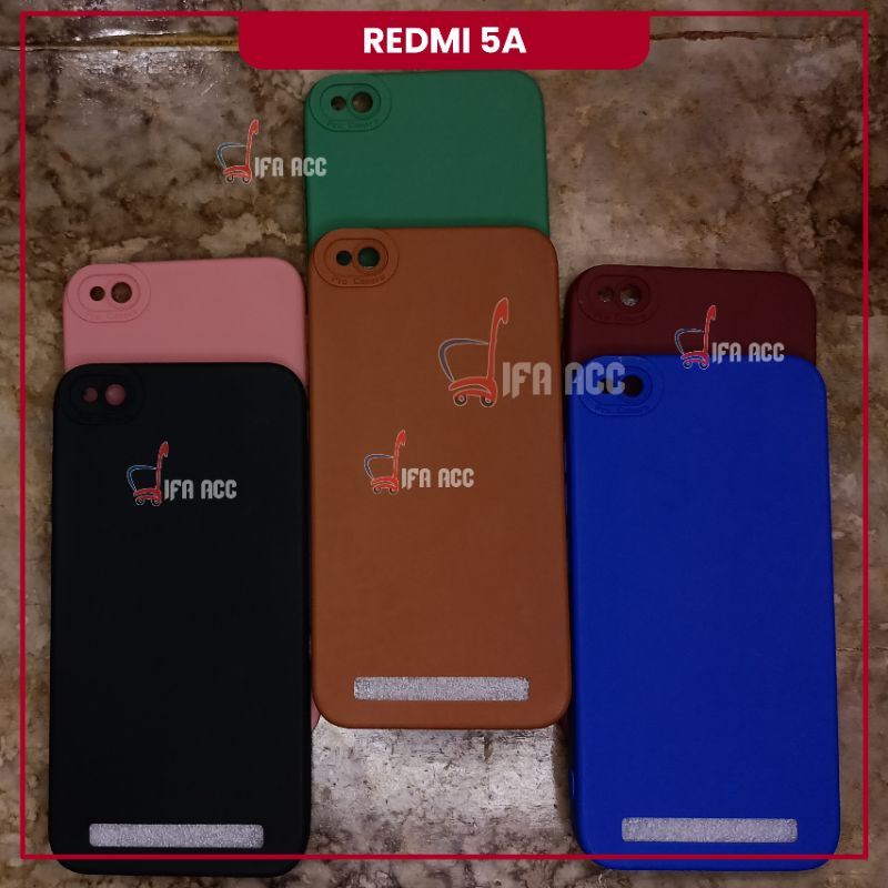 CASE REDMI 5A SOFTCASE PRO CAMERA SILIKON PELINDUNG CAMERA MACARON