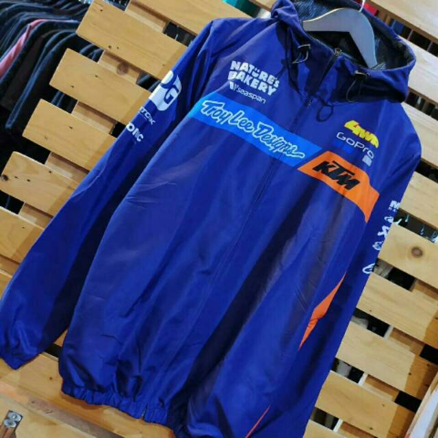 Jaket parasut KTM RACING BLUE