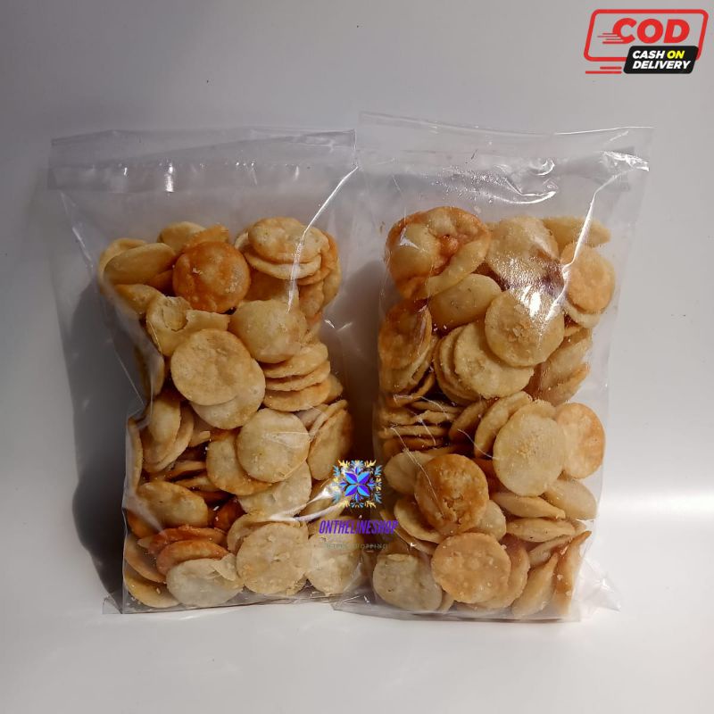 

emping tepung beras / simping 250 gram / keripik jetrik