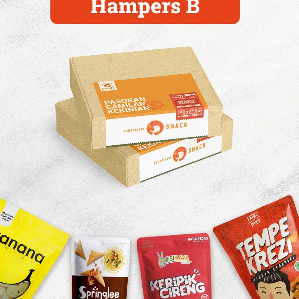 

Viral || SnR Hampers Konspirasi Snack B - Bisa Request Tulisan Ucapan ||Just@today