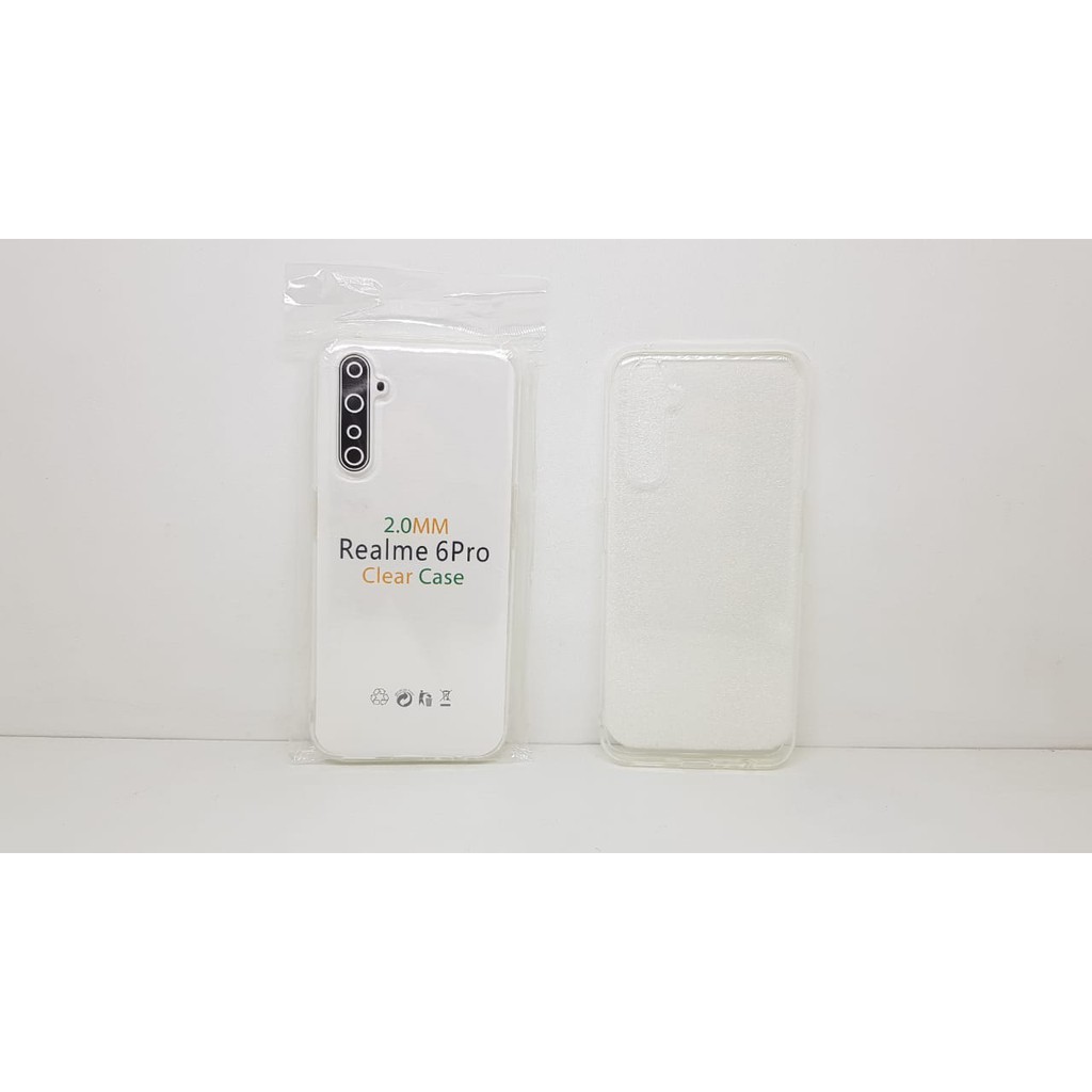 Soft Case OEM Transparan Realme 6 Pro 6.6 Inchi Clear Ultra Thin TEBAL 2.0mm SUPER CLEAR