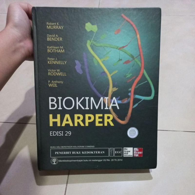 Jual Biokimia Harper Edisi 29 Original Second Preloved Bekas Bagus Asli ...