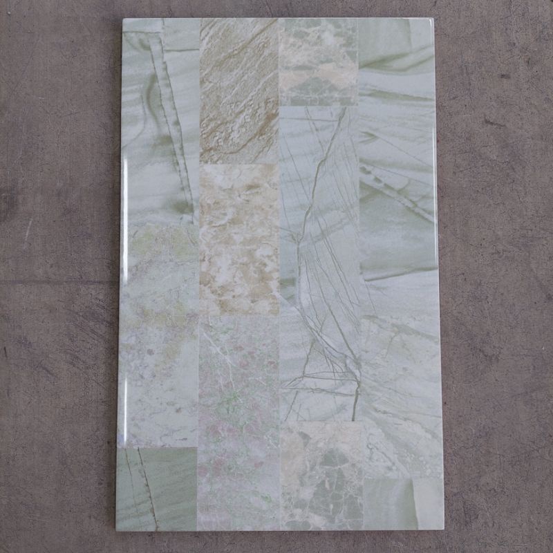 KERAMIK DINDING DAPUR KAMAR MANDI KIA VENICE GREEN 25X40 KW1