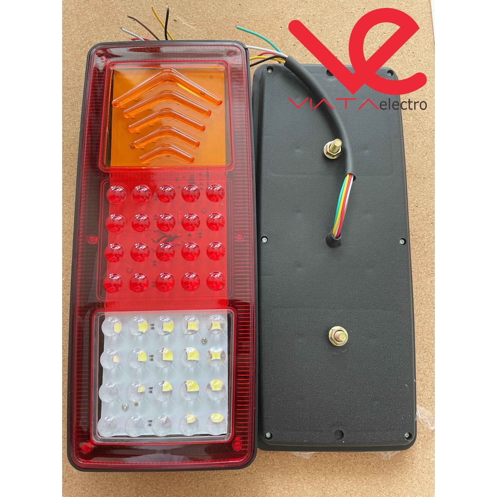 1 SET STOP LAMP 24V (1SET KIRI &amp; KANAN) MODEL KRISTAL UNTUK ANEKA TRUK LAMPU BELAKANG TRUK
