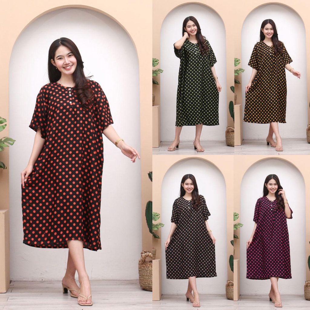 Daster Jumbo JENNIFER Daster Busui  Daster Cantik  Baju Tidur  Baju santai  Daster Batik