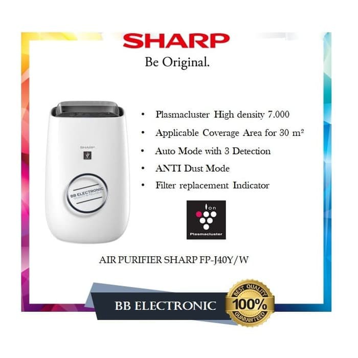 air purifier sharp FP-J40Y-W | Shopee Indonesia