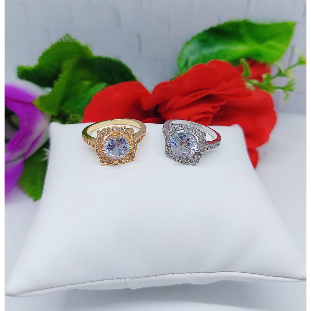 Cincin Xuping Permata Lapis Emas 70A-72A