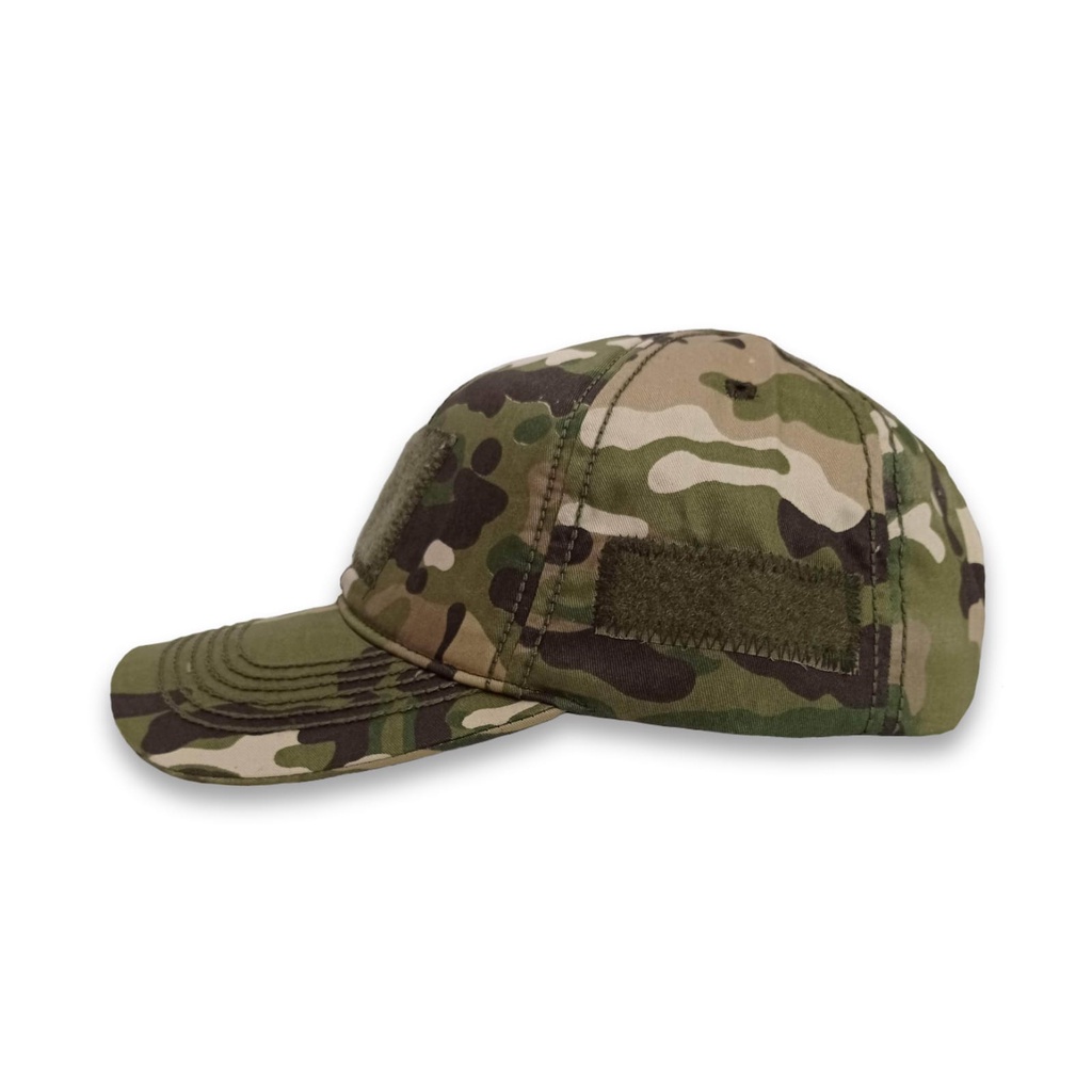 Topi Baseball Perekat / Velcro Loreng Multicam Ripstop