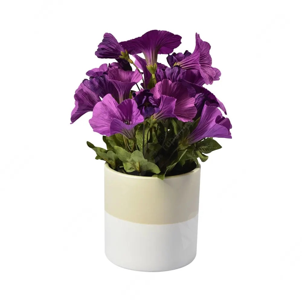 ACE Arthome 27 Cm Bunga Artifisial Petunia Dengan Pot SKU 10387760