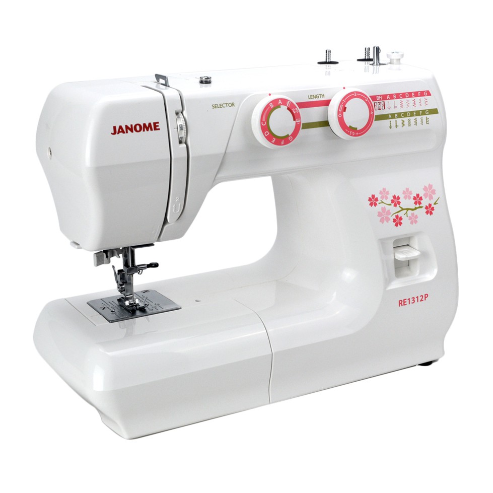 Mesin Jahit Janome RE 1312P Portable Multifungsi