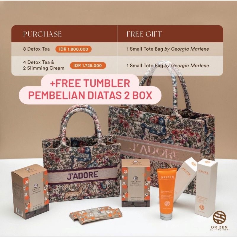 ORIZEN detox drink orizen free bag