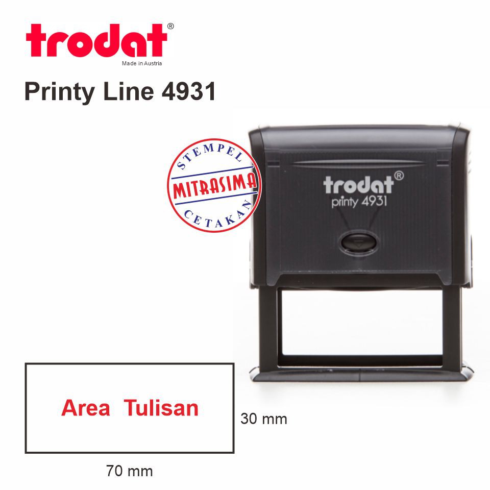 

Stempel Trodat 4931 ( Model Persegi )