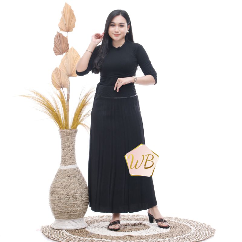 ROK KERJA PLISKET WANITA / ROK REMPEL KERJA / ROK KERJA FORMAL / ROK KANTOR / ROK PLISKET PREMIUM / 