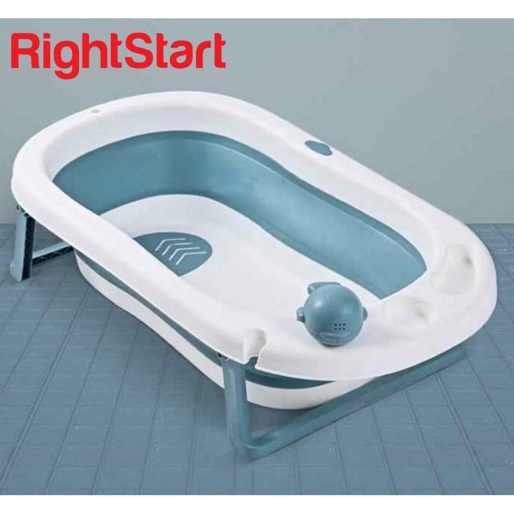 Makassar -  Bak Mandi Bayi Lipat Right Start Jumbo Whale Folding Bath Tub With Thermometer