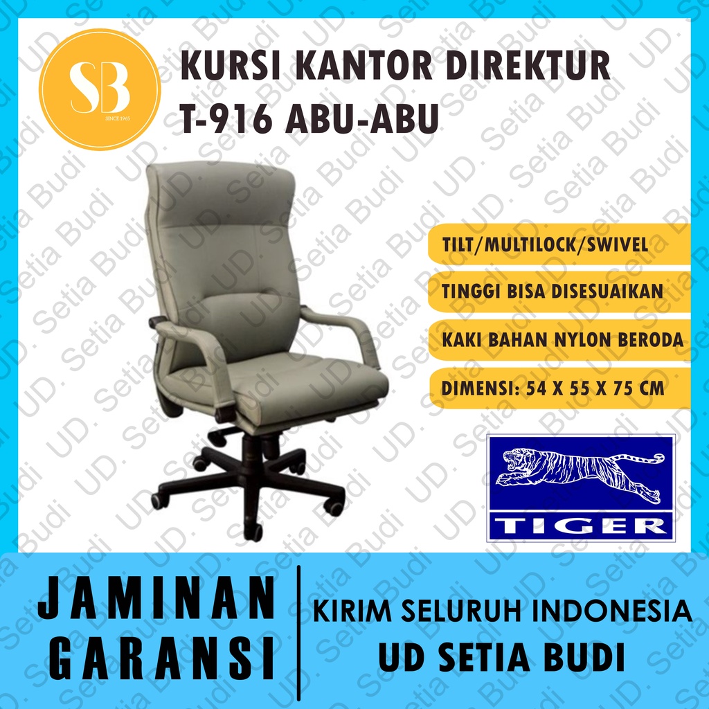 Kursi Kantor Direktur Hidrolis Tiger T-916