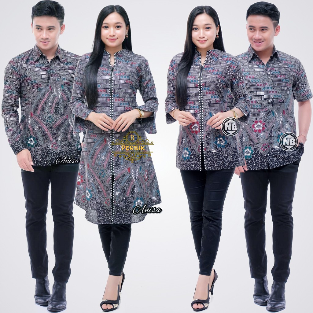 Maura Couple - Sania Ruffle Batik Couple Ori Ndoro Jowi Garansi Termurah Shopee - Couple Kintana