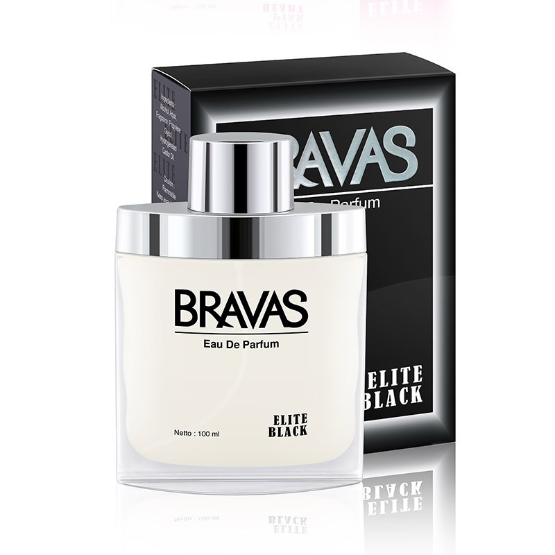 [COD] [ORIGINAL] BLACK (Hitam) - Bravas Parfum Pria ELITE HALAL