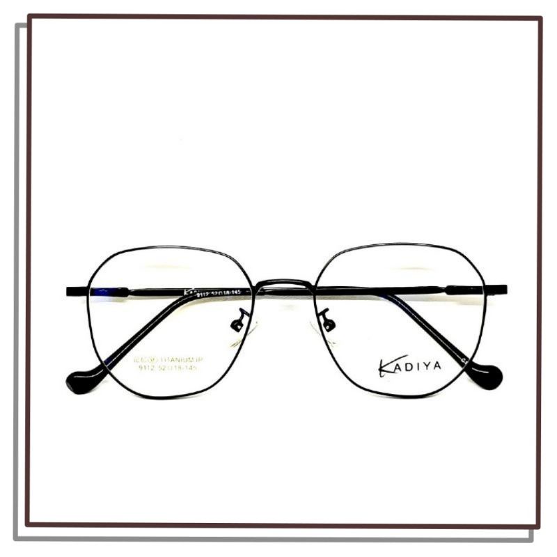 Jual FRAME KACAMATA TITANIUM KADIYA 9112 Model Korea Keren Gagang ...
