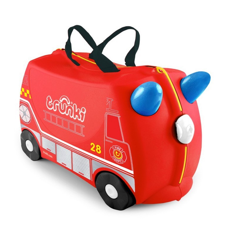 Trunki Ride On, Pull Along Children's Suitcase - Frank Fire Engine