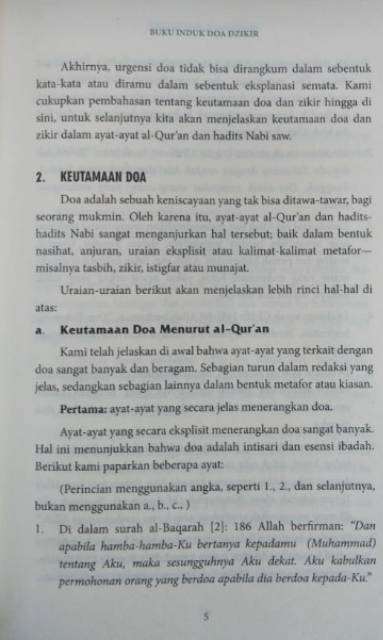 BUKU INDUK DOA DAN DZIKIR AMALAN PARA NABI