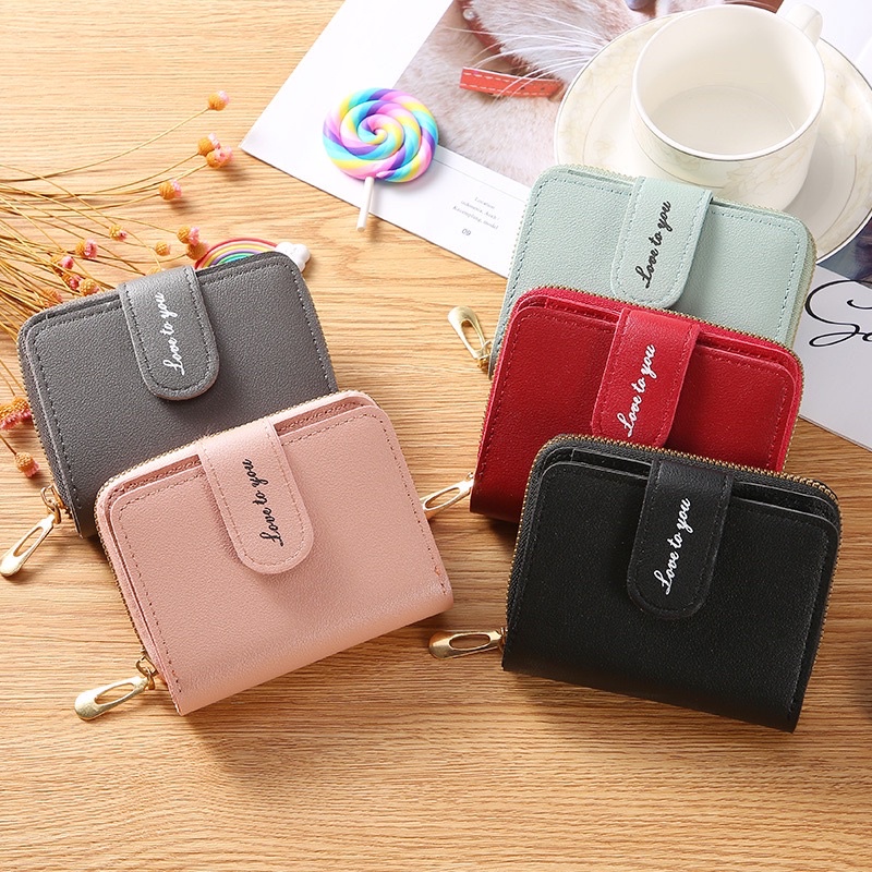 (GDK) COD Dompet Lipat Wanita Resleting Fashion Wanita Import ️️818 fashion korea murah real pict-4