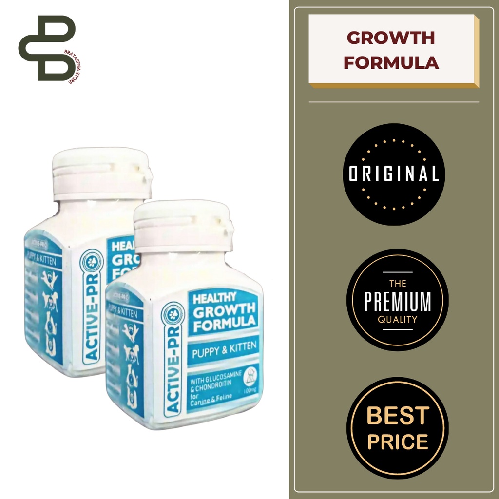 ACTIVE PRO HEALTHY GROWTH FORMULA VITAMIN UNTUK ANAK ANJING DAN KUCING