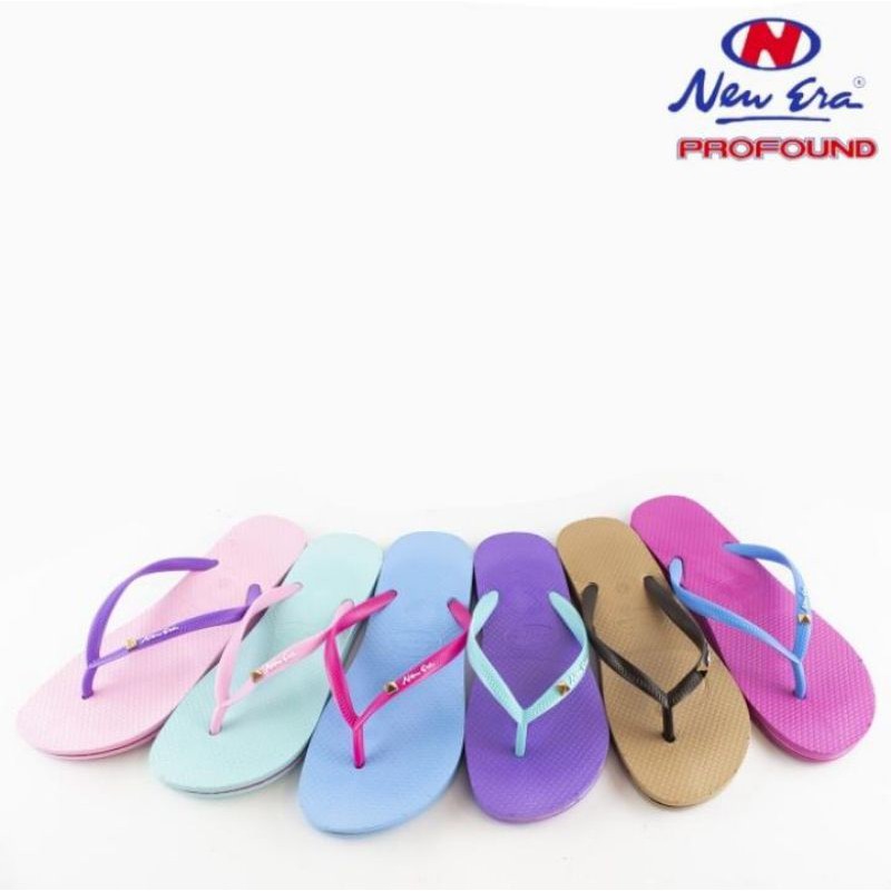 Sandal Jepit Wanita warna Pastel Newera LB 12016 / Sandal japit murah