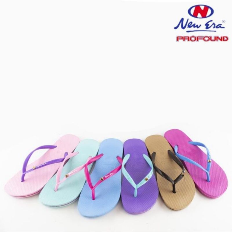 Sandal Jepit Wanita warna Pastel Newera LB12016 / Sandal japit murah