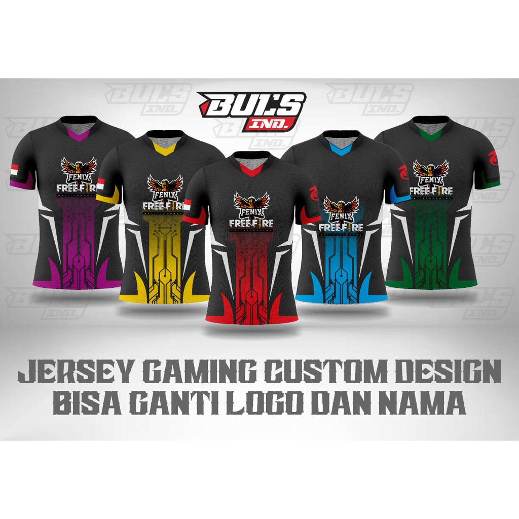 baju game ff gratis nama dan logo team kalian